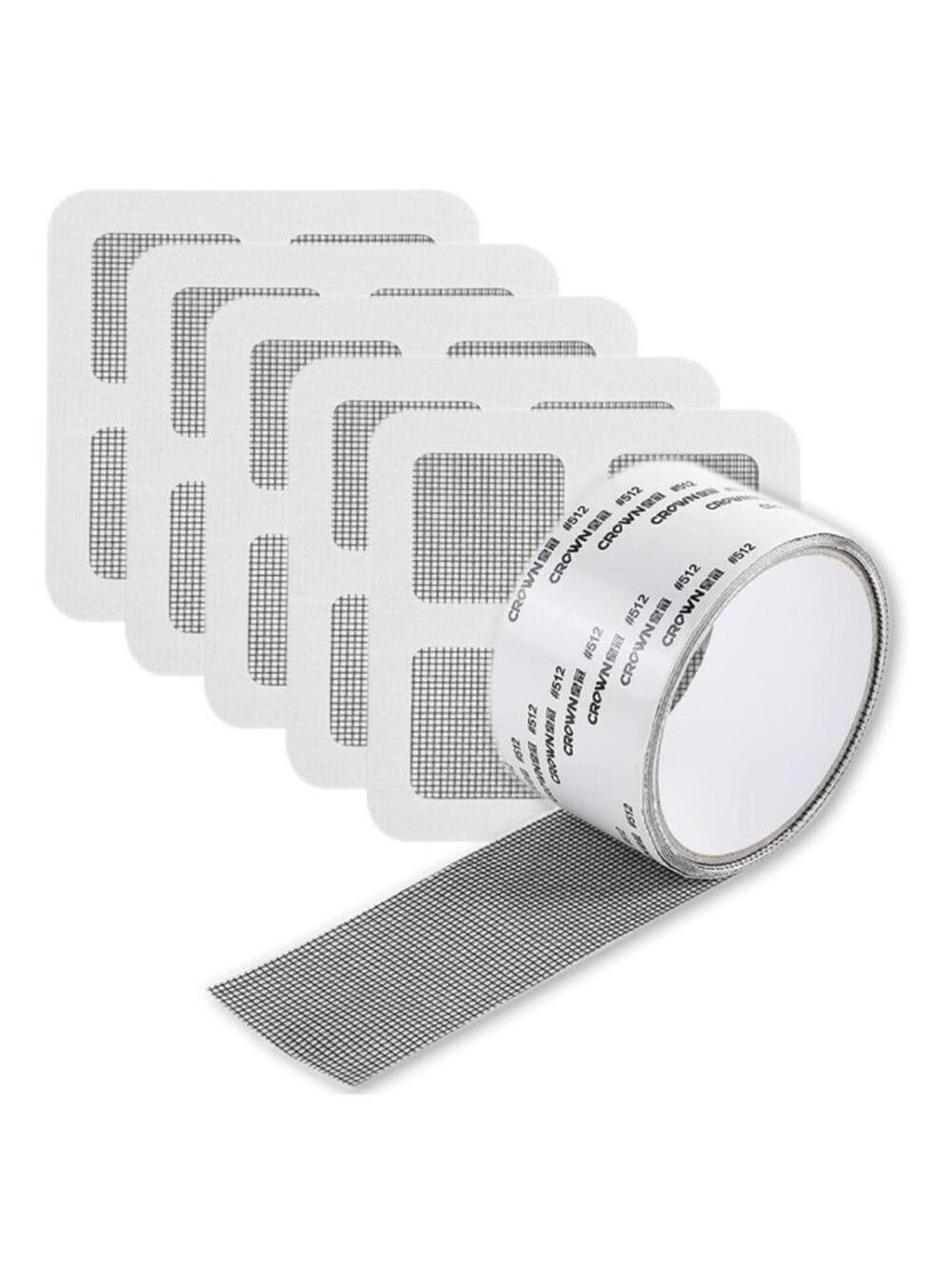 Screen Repair Mesh Tape, Waterproof Fiberglass Covers for Doors, Windows Repair